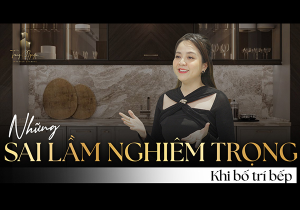 Những sai lầm nghiêm trọng khi bố trí sai nội thất bếp | TRANG NGUYỄN NỘI THẤT
