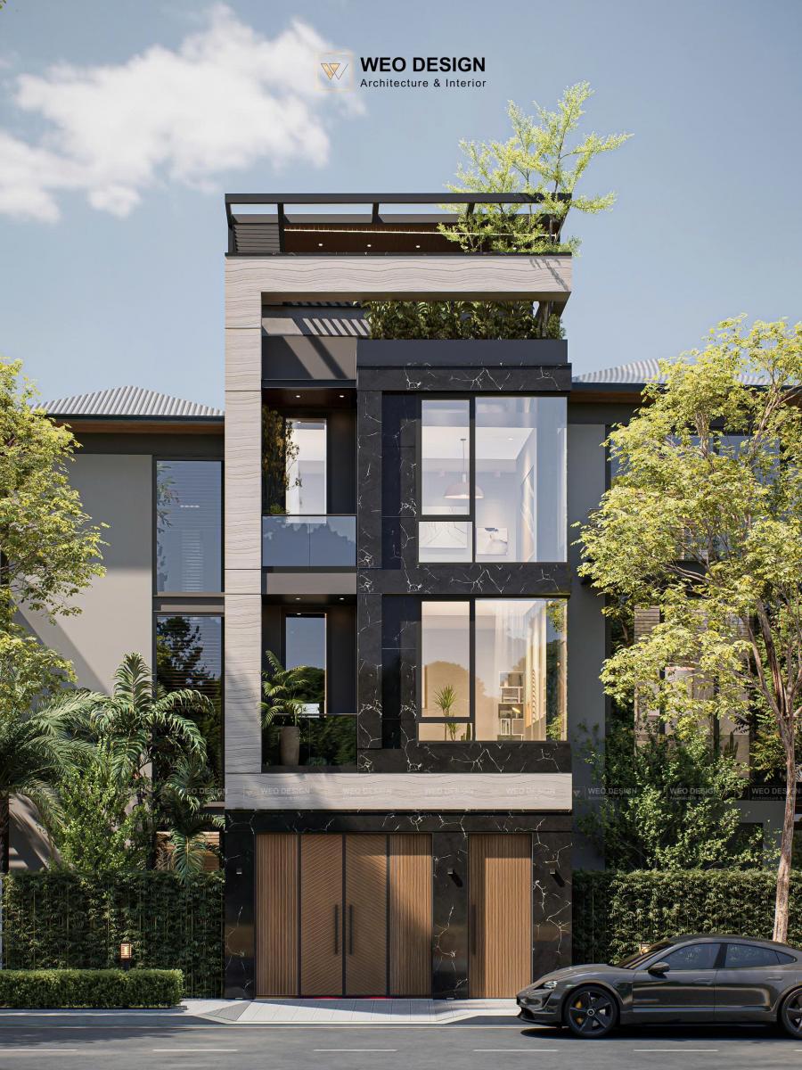Kiến trúc nhà phố - Modern Style