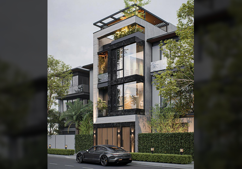 Kiến trúc nhà phố - Modern Style