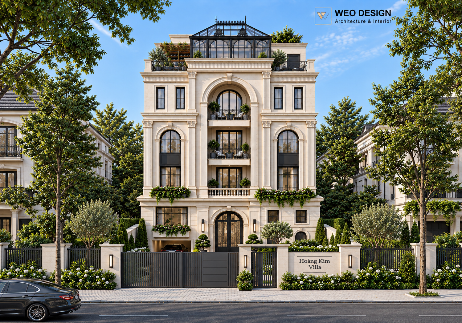KIẾN TRÚC HOÀNG KIM VILLA