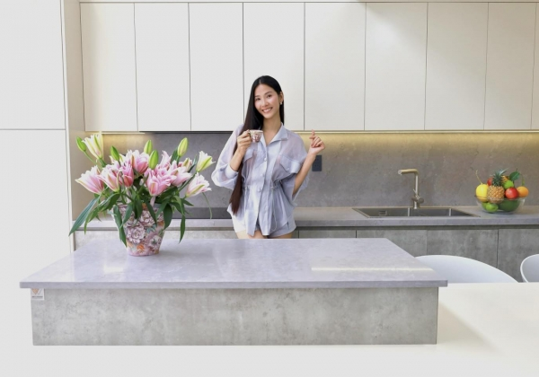 BẾP NHÀ SIÊU MẪU HOÀNG THÙY CÓ GÌ ĐẶC BIỆT?